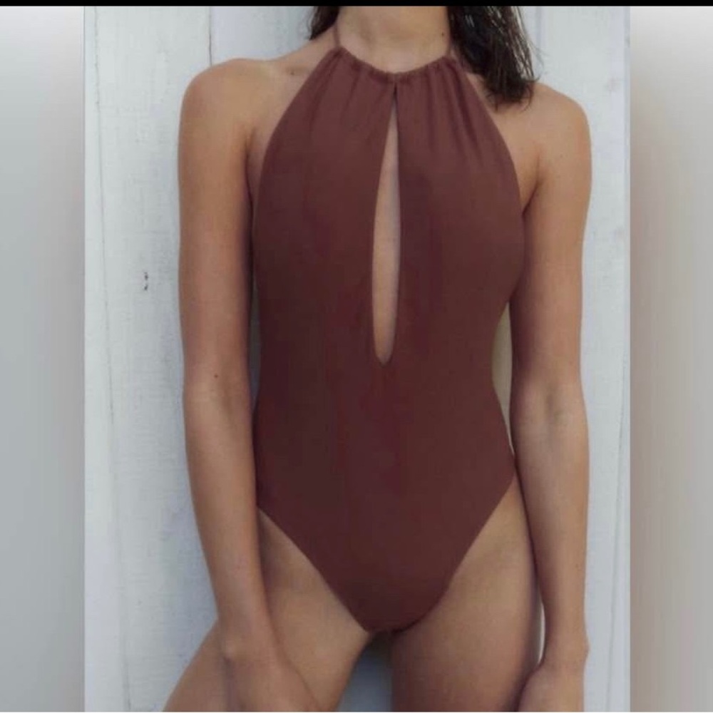 Zara | Halter Neck Swimsuit Size M